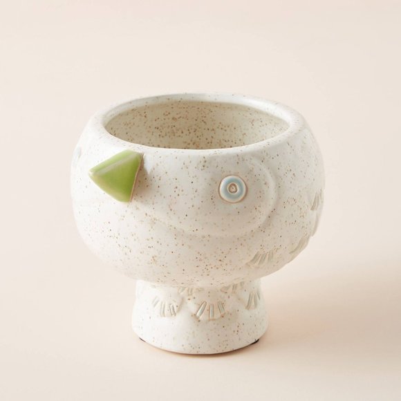 Anthropologie Other - HTF Anthropologie Bird Garden Pot, Medium